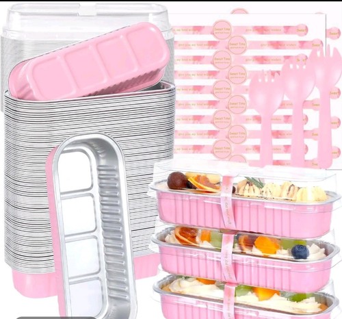 50set mini loaf cake cases - loaf,