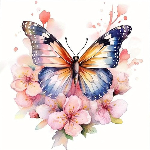 Butterfly paint numbers for - butterfly,