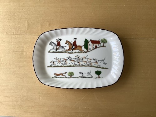 Wedgwood hunting scene butter - wedgwood,
