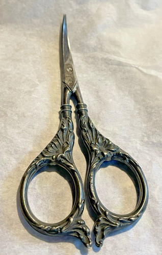 Victorian curved scissors