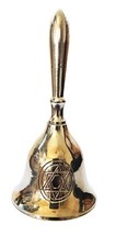 Altar Bell Brass Etched