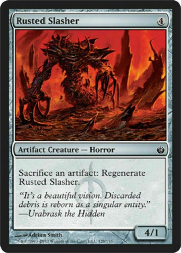 Rusted slasher mirrodin - slasher,