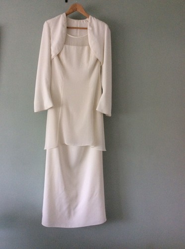 Cream dress and jacket - dress,