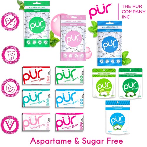 Pur chewing gum mints - ,