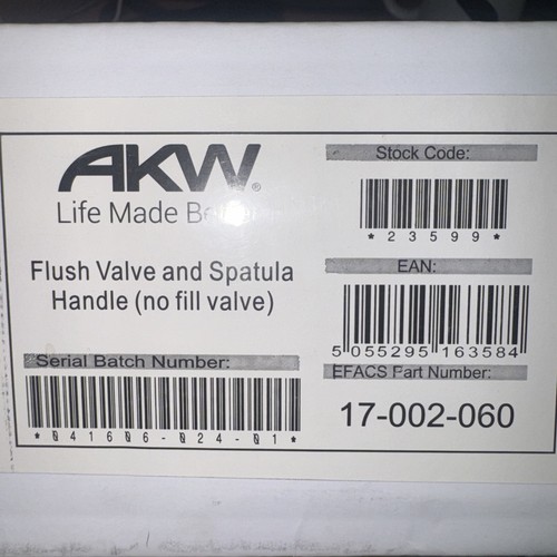 Akw dual flush valve with - akw,