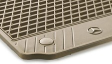 Mercedes Original Rubber Floor Mats 2 Piece C 217 S CLASS Coupe Rhd Beige New