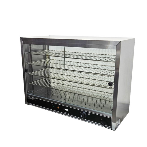 Heated display table top hot - display,