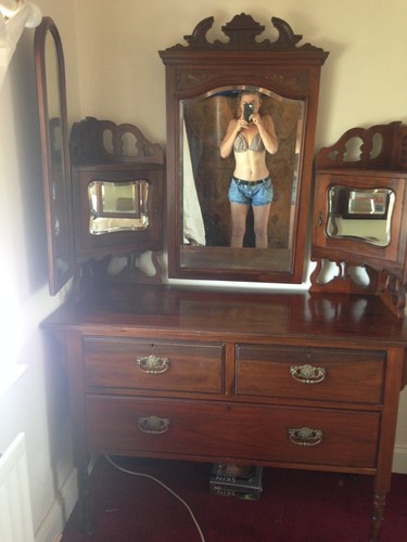 Antique mirrored dressing - antique,