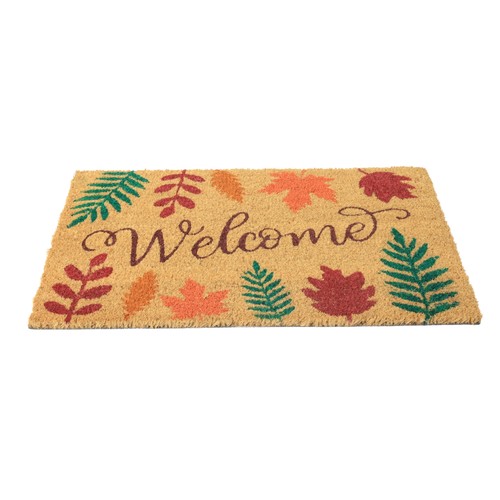 Coir door mat - coir, autumn