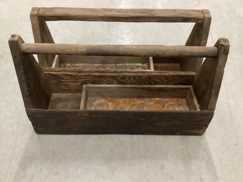Vintage wood tool box lot - vintage,