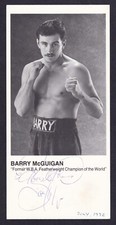 BARRY McGUIGAN World Champion