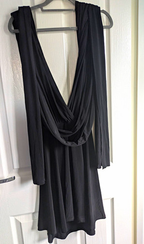 Boohoo black multiway wrap - boohoo,