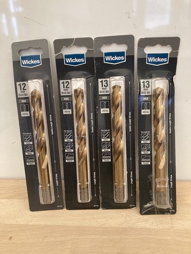 Wickes drill bits - drill, x4
