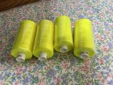 4 REELS  HI VIS YELLOW 1000