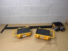 W & J Heavy Duty Machinery Moving Skates - 3T Steerable Skate & 6T Fixed X2