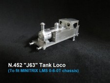 N GAUGE N.452  BEAVER  N.452  L.N.E.R. CLASS "J.63"   0-6-0T LOCO 'BODY KIT'