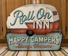 Happy Campers Welcome Sign