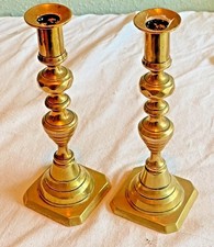 Antique French or English Candlesticks Pair of Decorative Late Victorian
