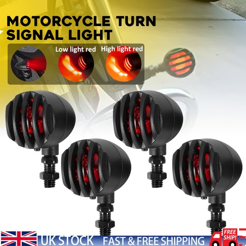 4pcs motorcycle red - motorcycle, turn