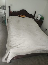 EVERYTHING FOR £250.00 MAHOGANY BEDROOM FURNITURE