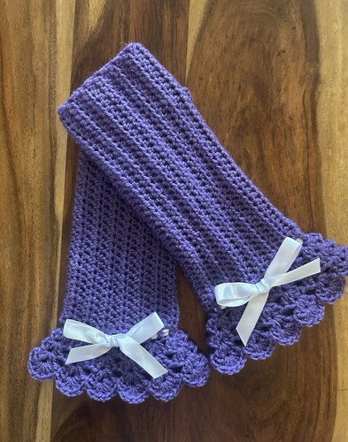 Handmade crocheted fingerless - crocheted,