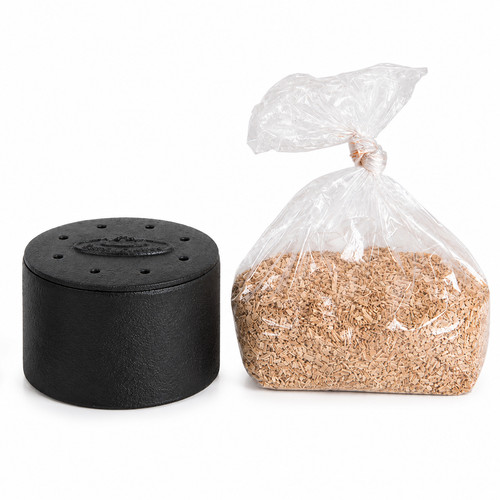 Bbq smoke box cast iron - bbq, smoker
