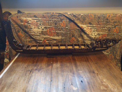 90cm vintage waka taua war - taua,