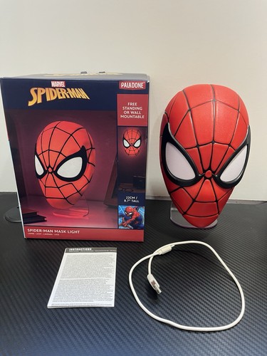 Spiderman mask light wall - spiderman,