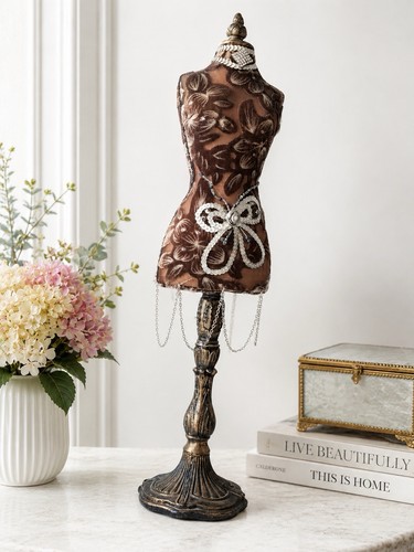 Vintage dress form - form, jewelry