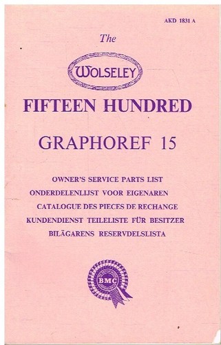 Wolseley 1500 mk1 - mk1, saloon