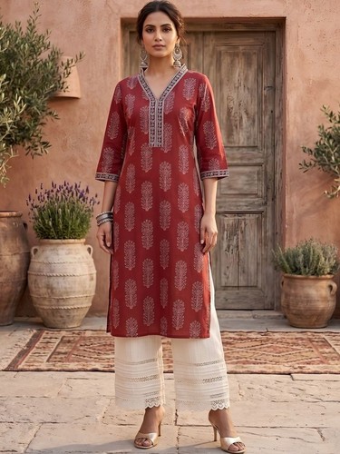 Indian women maroon - women,