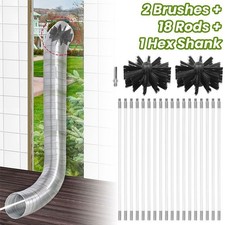 21 Pcs Flexible Chimney Sweep