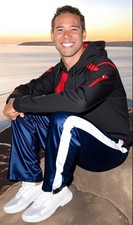 Nike Vintage Rare Basketball Pants Dazzle Snap Shiny Scally Button Blue