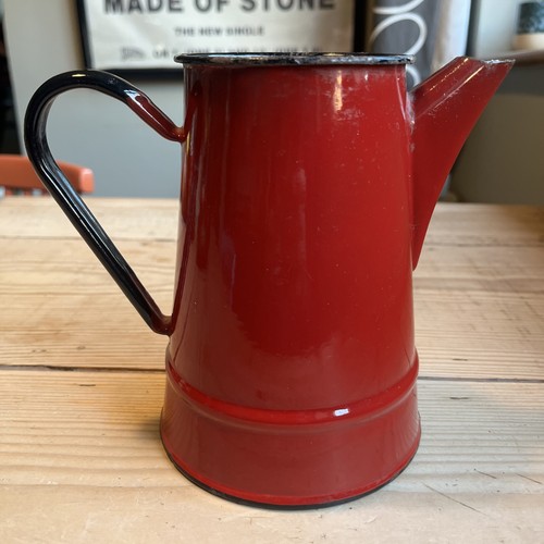 Vintage polish enamel - polish, teapot