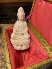 Chinese Old Porcelain Ceramics Dehua White Glaze Guanyin Kwan Yin Statues