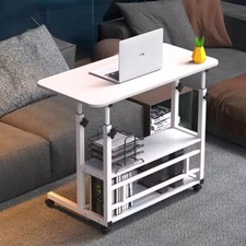 Adjustable Laptop Table Sofa Bed Tray Computer Notebook Desk Trolley Hospital