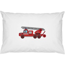 2 x 'Red Fire Truck' Cotton