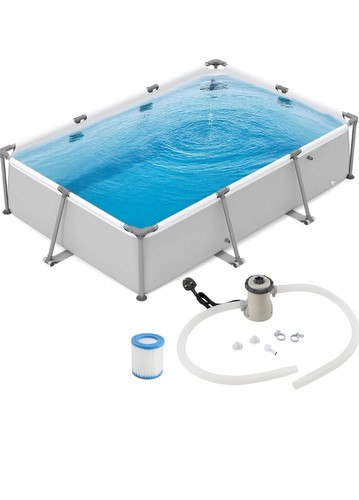 Costway above ground swimming - above,