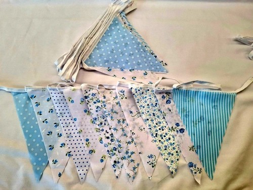 20ft lengths blue floral - blue,