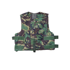 British Army Body Armour Flak Vest Woodland DPM with Soft Inserts SIZE 180/116