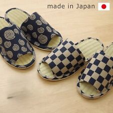 Japanese Igusa Slippers Summer Indoor Shoes Tatami Style L Size Made in Japan
