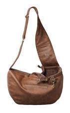 NOAH & PAW DOG SLING CARRIER 5-18LB, DOG SLING FOR SMALL DOGS/CATS VEGAN LEATHER