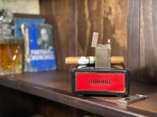 Vintage St Dupont original gold plated Ligne 1 BS rollagas lighter cigar