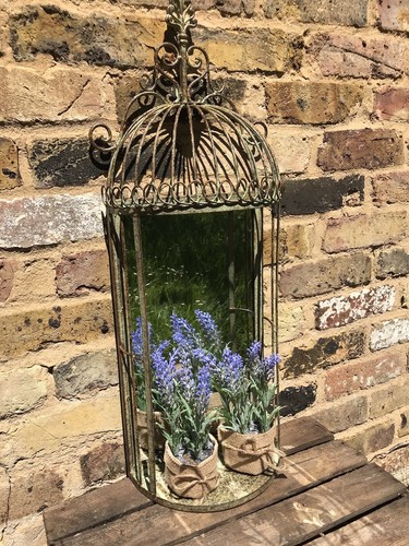 Garden mirror green cage - garden,