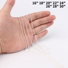 Sterling Silver 2mm Long Curb