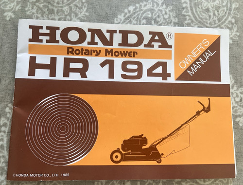 Honda hr194 rotary - hr194, mower