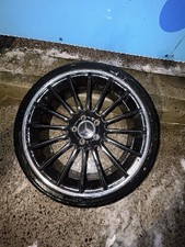 19” MERCEDES STAGGERED BLACK