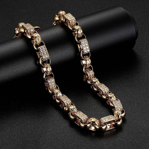 Men 9ct gold gypsy link - men's,