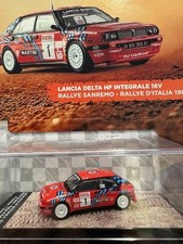 Mini GT 1:64 Lancia Delta HF Integrale EVO 1992 Rally Martini Racing 4 Car Set