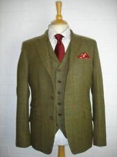 3 Piece Men's Suit Olive Green